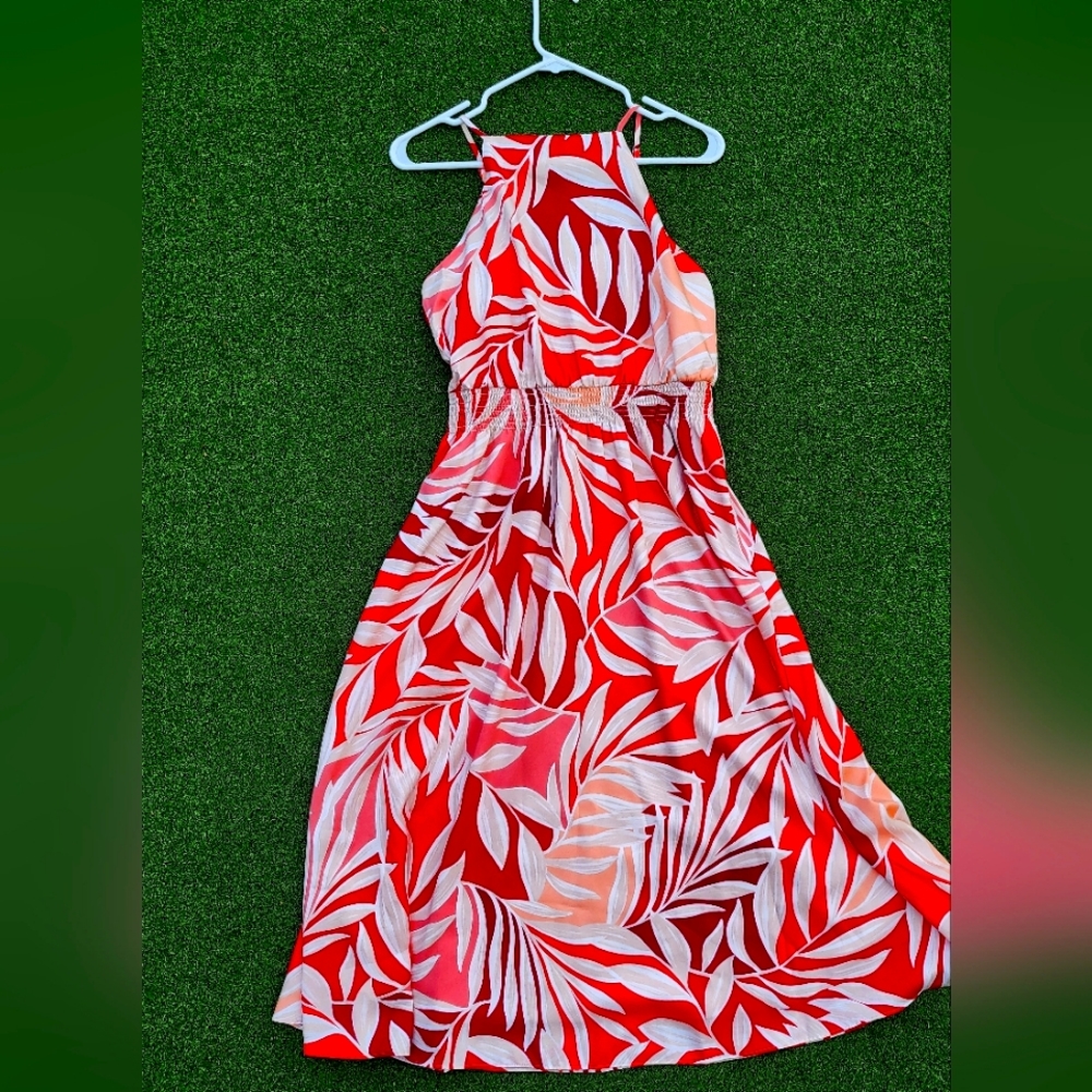 Ann Taylor floral midi dress